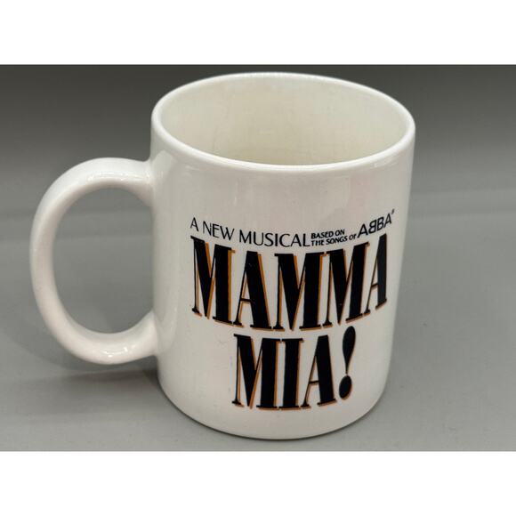 Mamma Mia! New Musical White Broadway Mug - Picture 1 of 3
